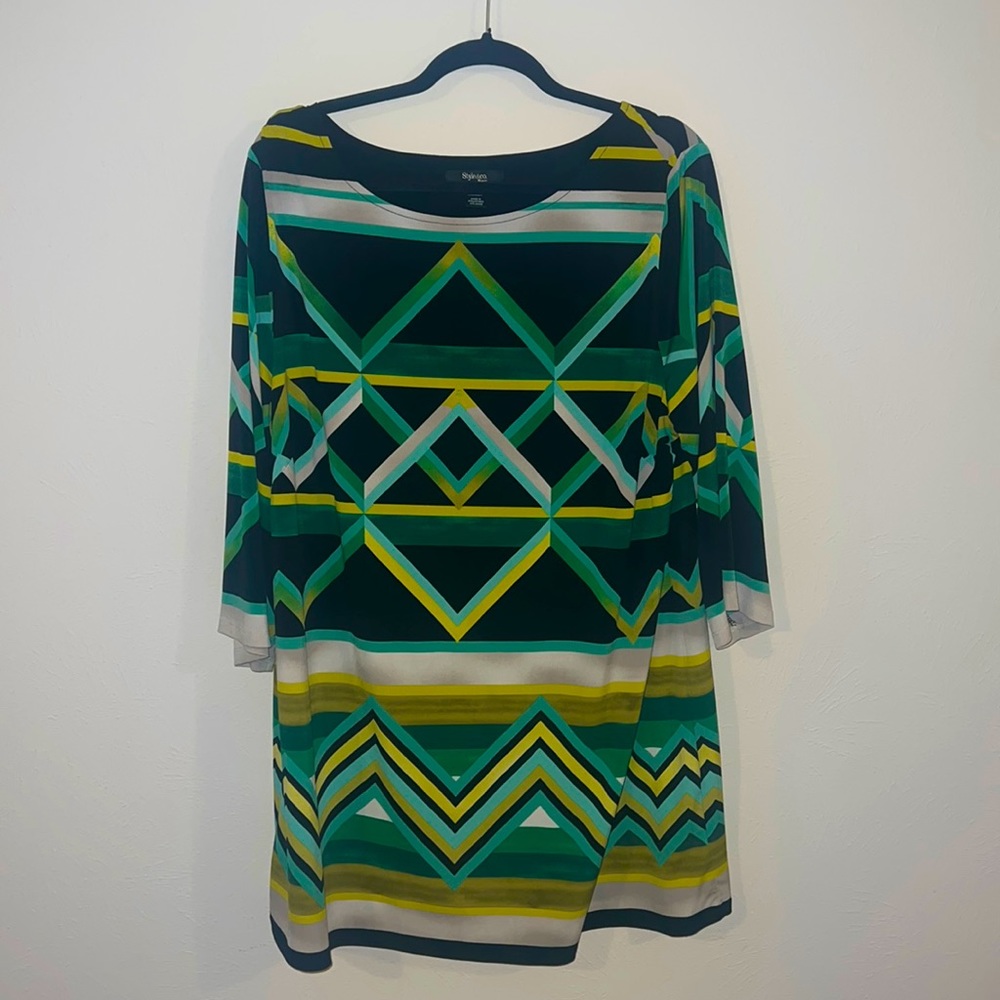 Style & Co very good condition tunic, scoop neck